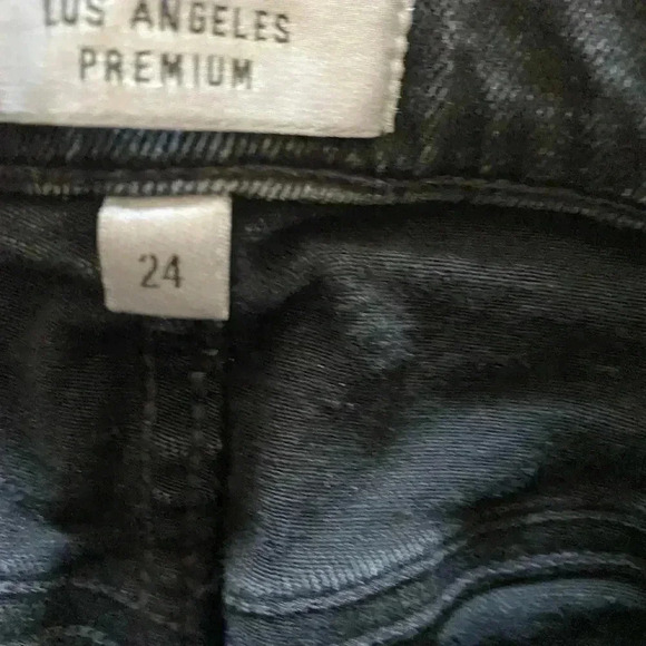 agolde distressed jeans black size 24 - Picture 8 of 8